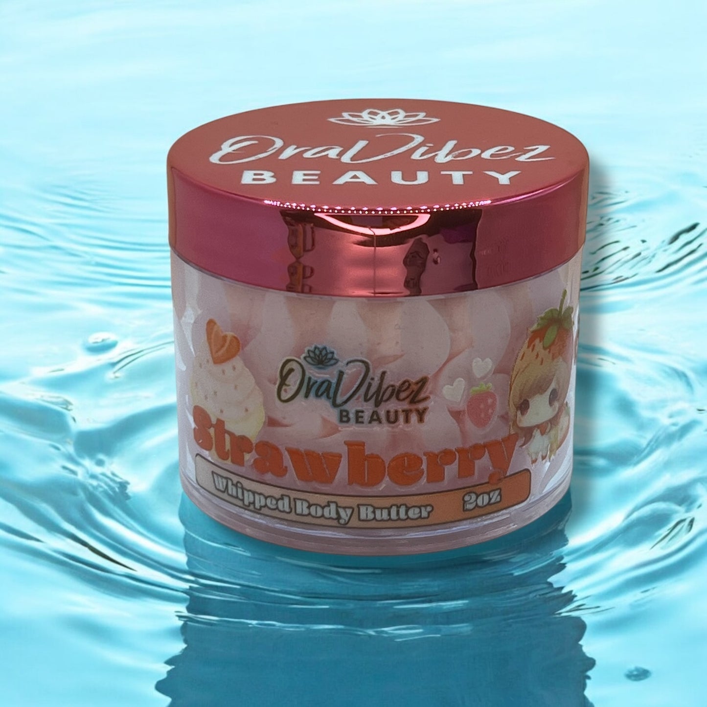 Whipped Body Butter Strawberries 2 oz